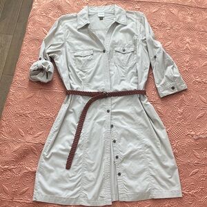 Sonom Women's dress. Tan color .